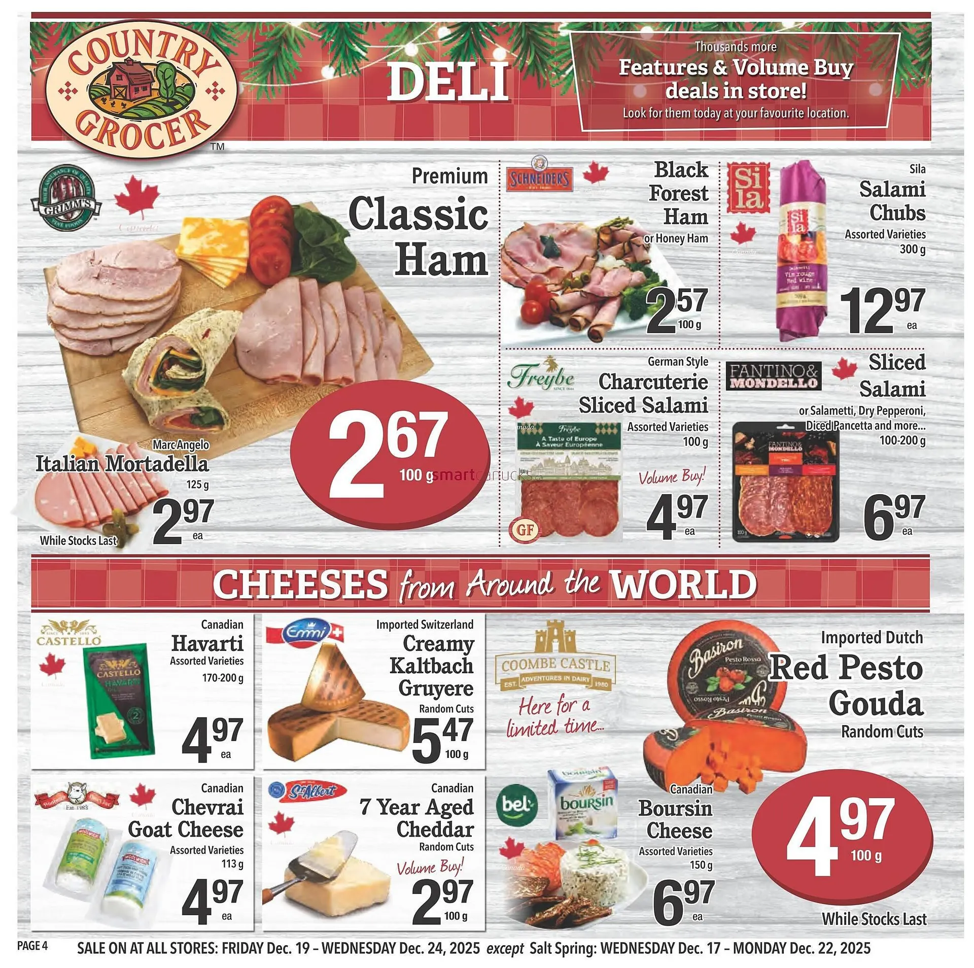 Country Grocer flyer from December 19 to December 25 2025 - flyer page 4