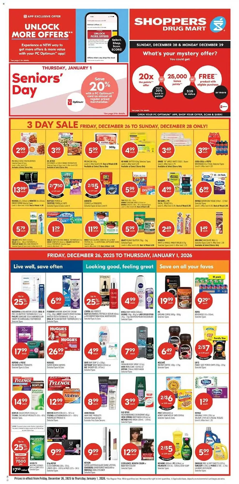Shoppers Drug Mart flyer from December 26 to January 1 2026 - flyer page 2