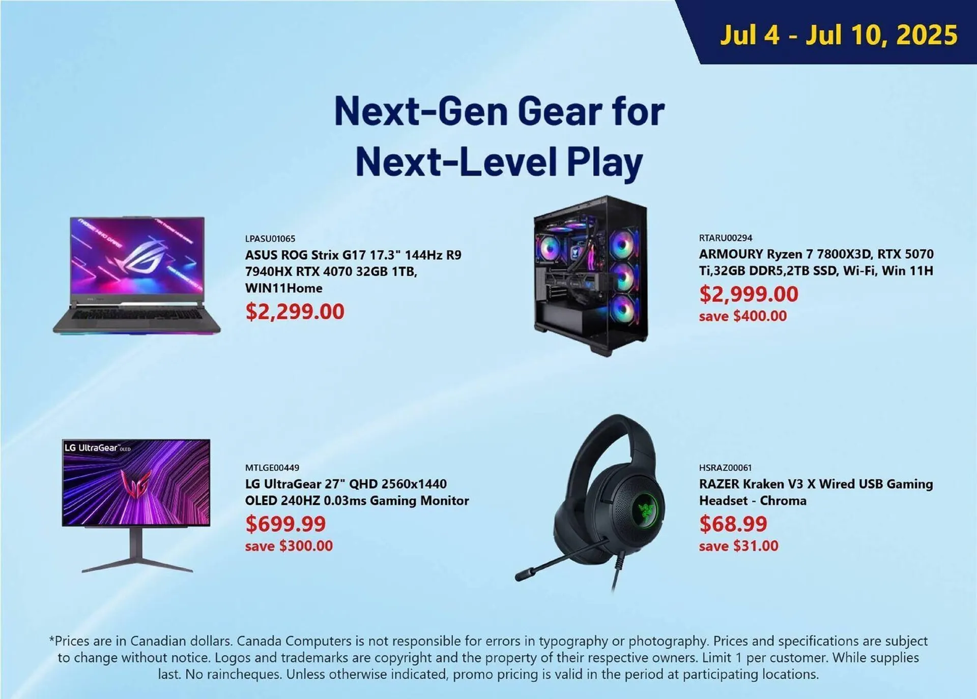 Canada Computers flyer - 1