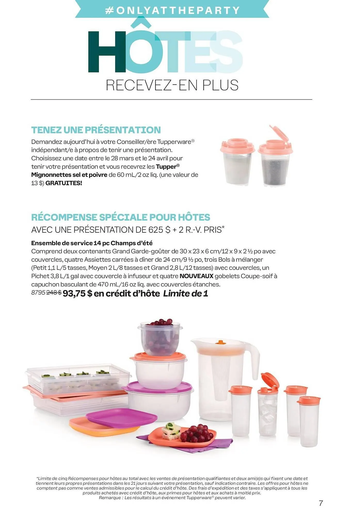 Tupperware flyer from March 29 to April 12 2024 - flyer page 7
