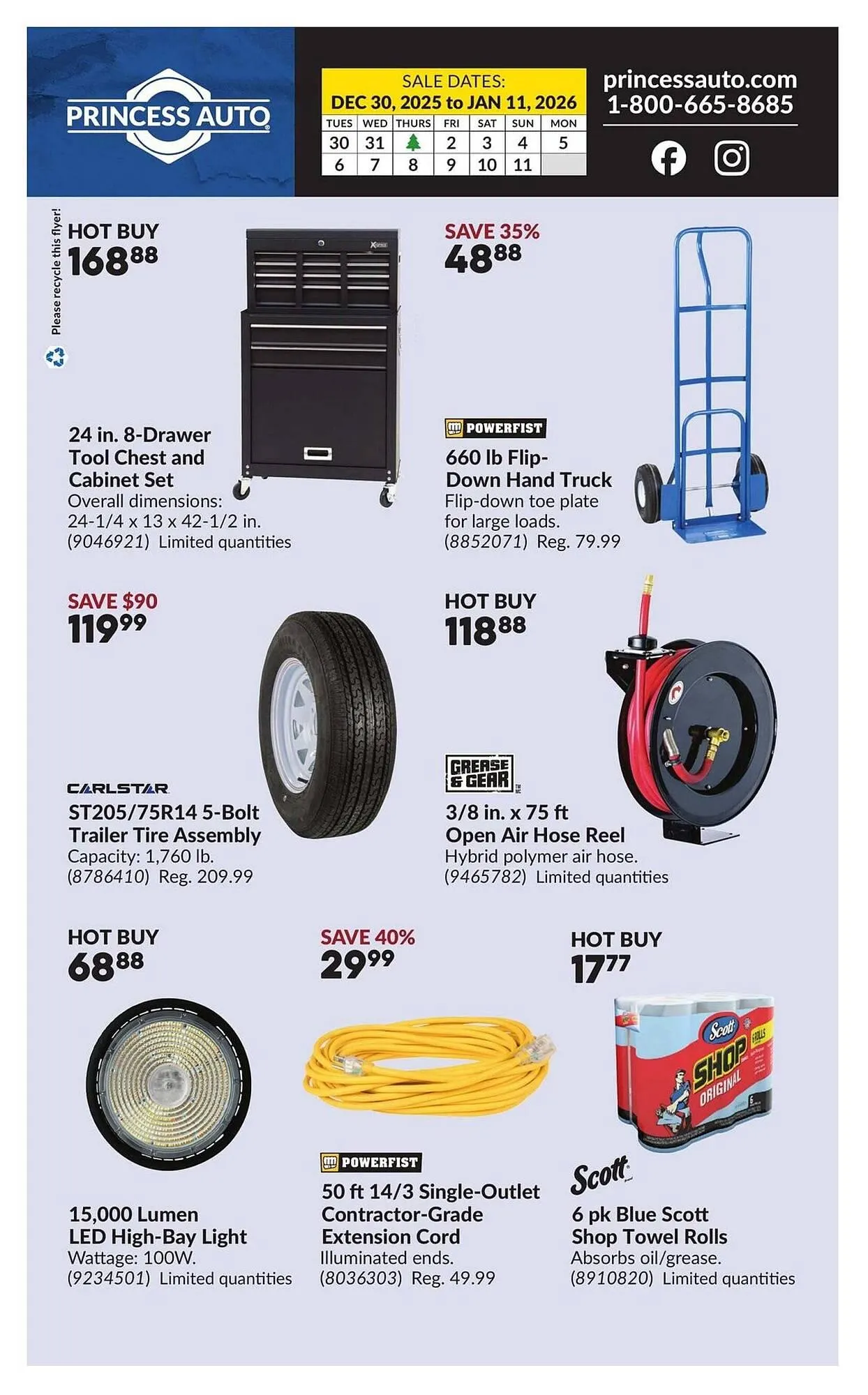 Princess Auto flyer from December 26 to January 2 2026 - flyer page 2