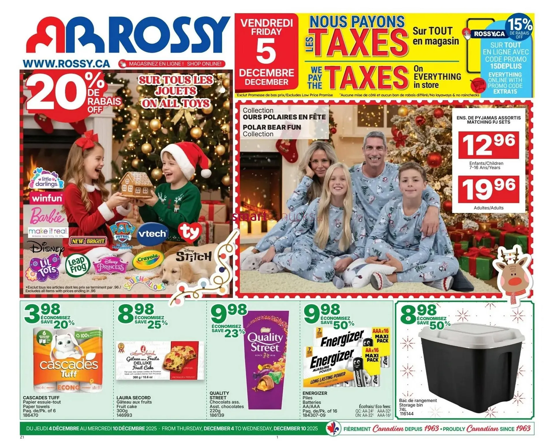 Rossy flyer from December 4 to December 10 2025 - flyer page 1