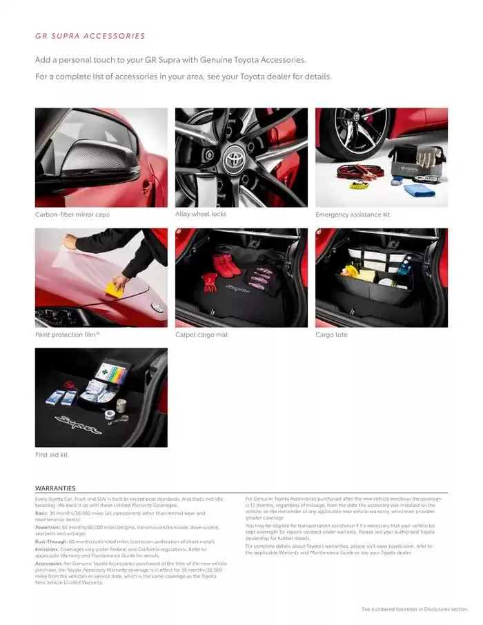 Toyota GR Supra from February 11 to February 11 2026 - flyer page 11