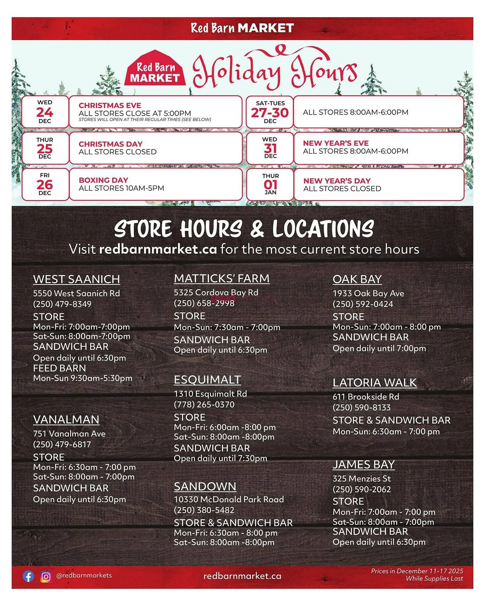 Red Barn Market flyer from December 11 to December 17 2025 - flyer page 8