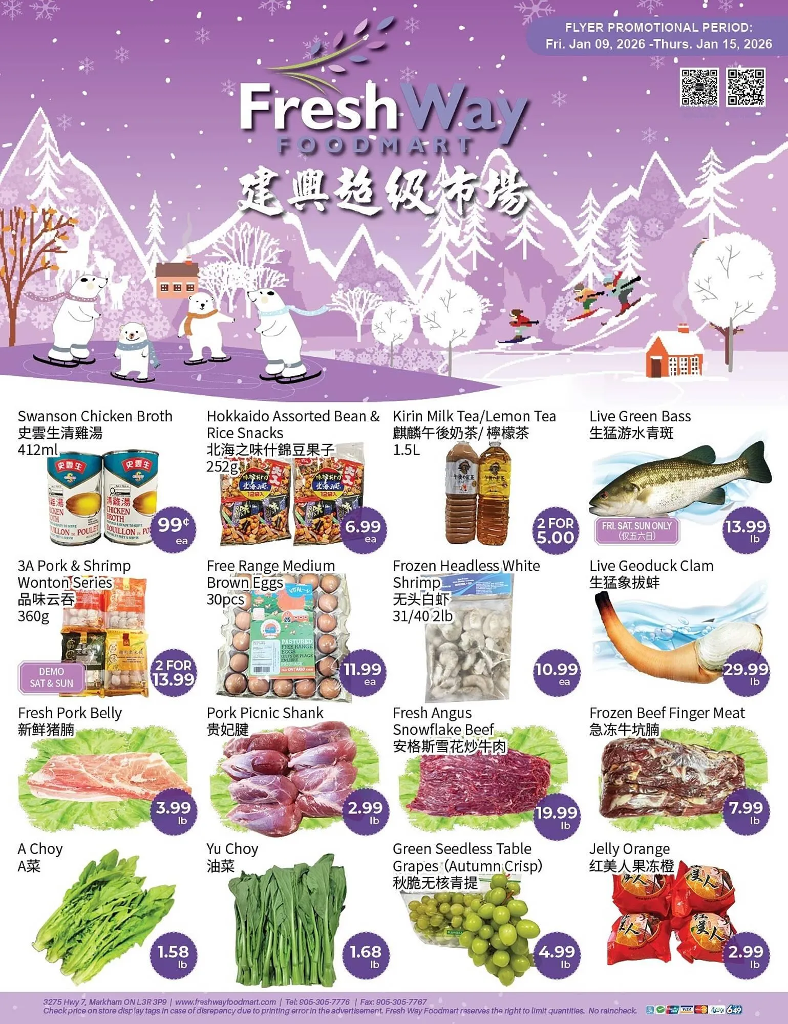 FreshWay Foodmart flyer from January 9 to January 15 2026 - flyer page 1