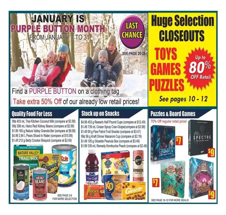 Current deals and offers from November 4 to January 31 2025 - flyer page 37