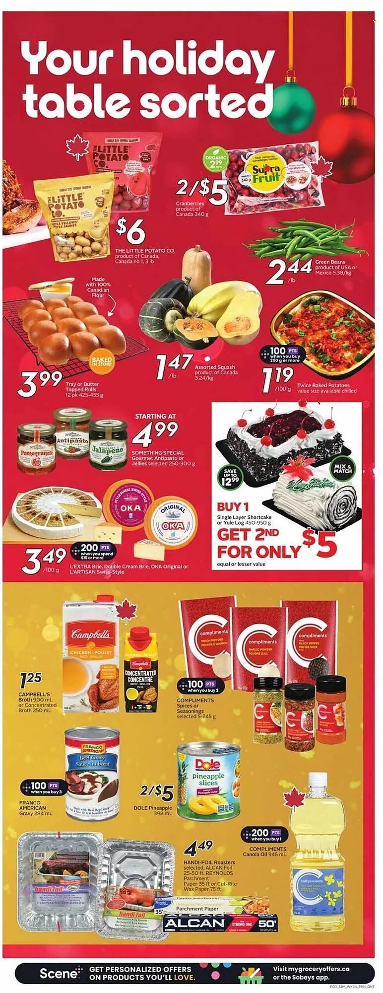 Sobeys flyer from December 18 to December 24 2025 - flyer page 1