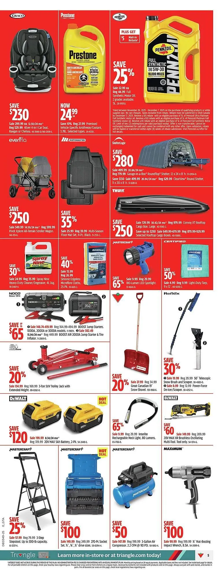 Canadian Tire flyer from November 27 to December 4 2025 - flyer page 7