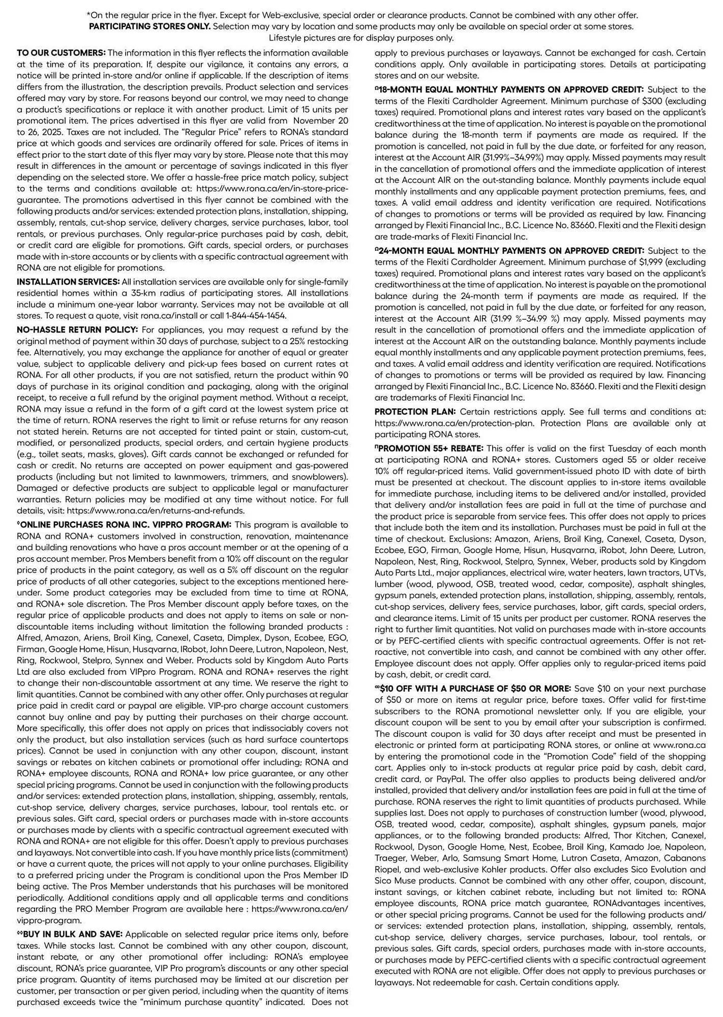 RONA flyer from November 20 to November 27 2025 - flyer page 24