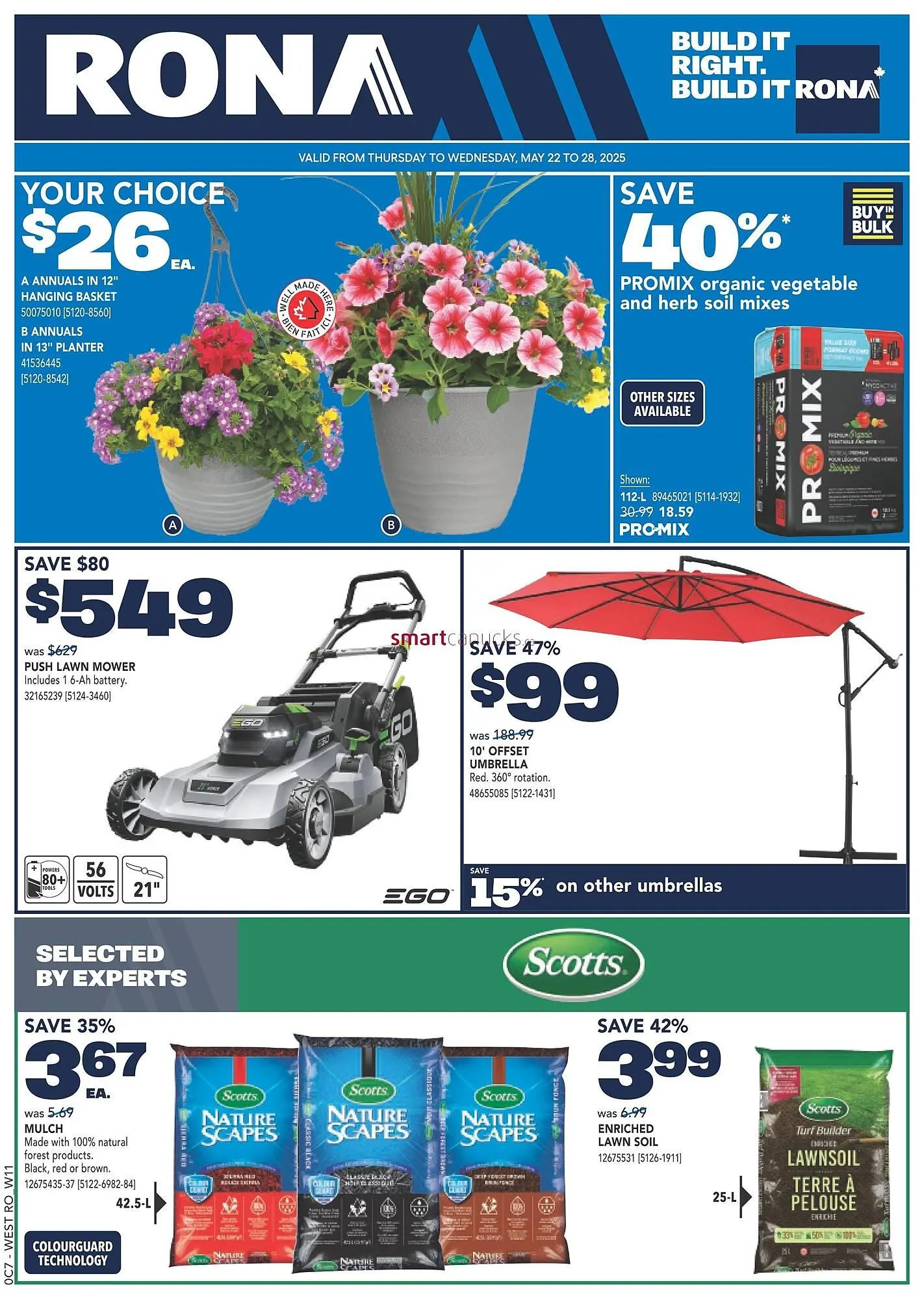 RONA flyer from May 22 to May 28 2025 - flyer page 1