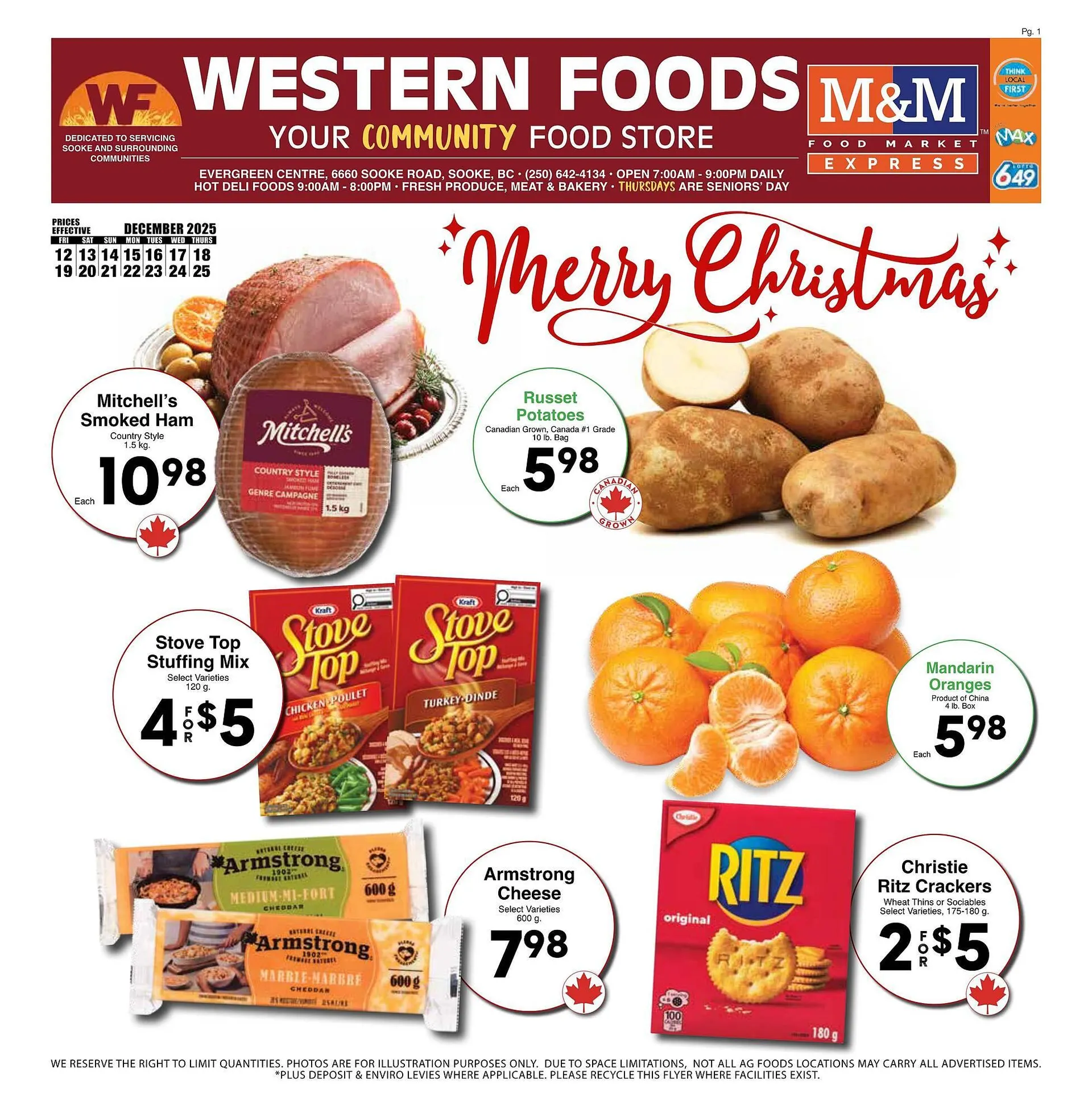 Western Foods flyer - 1