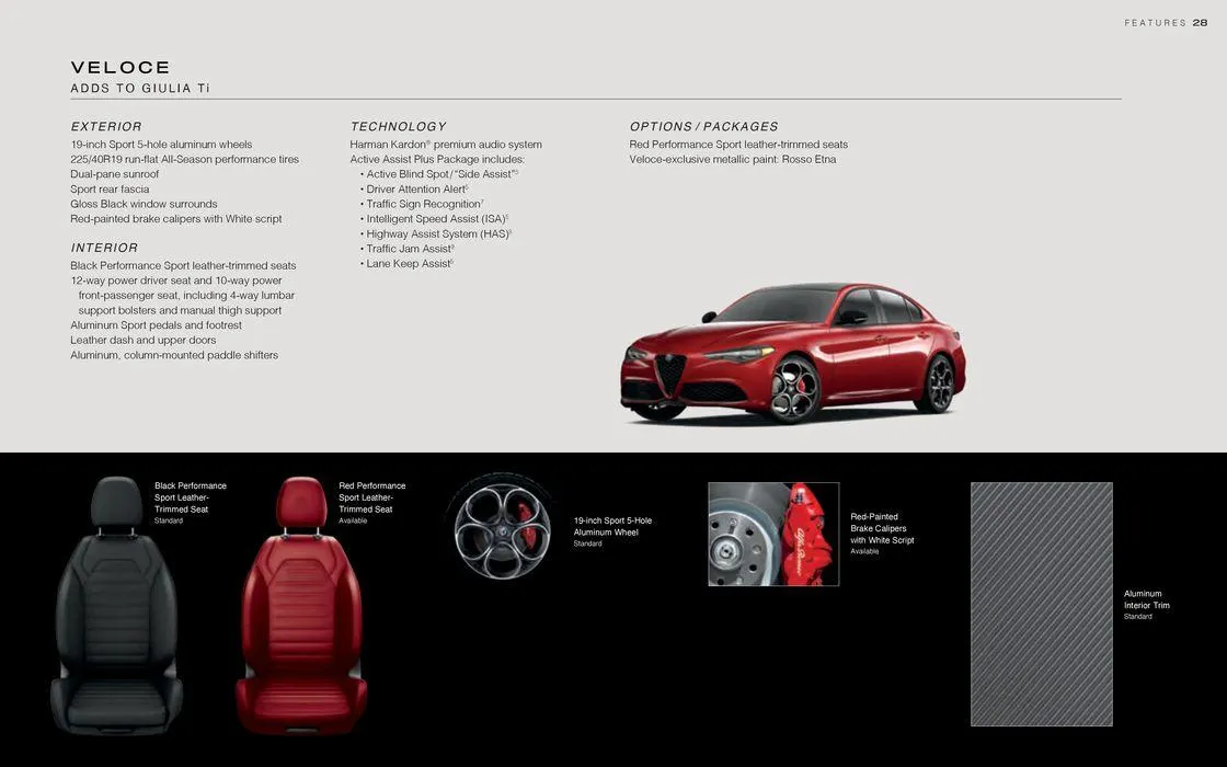 Alfa Romeo 2024 Giulia from January 9 to January 9 2025 - flyer page 28