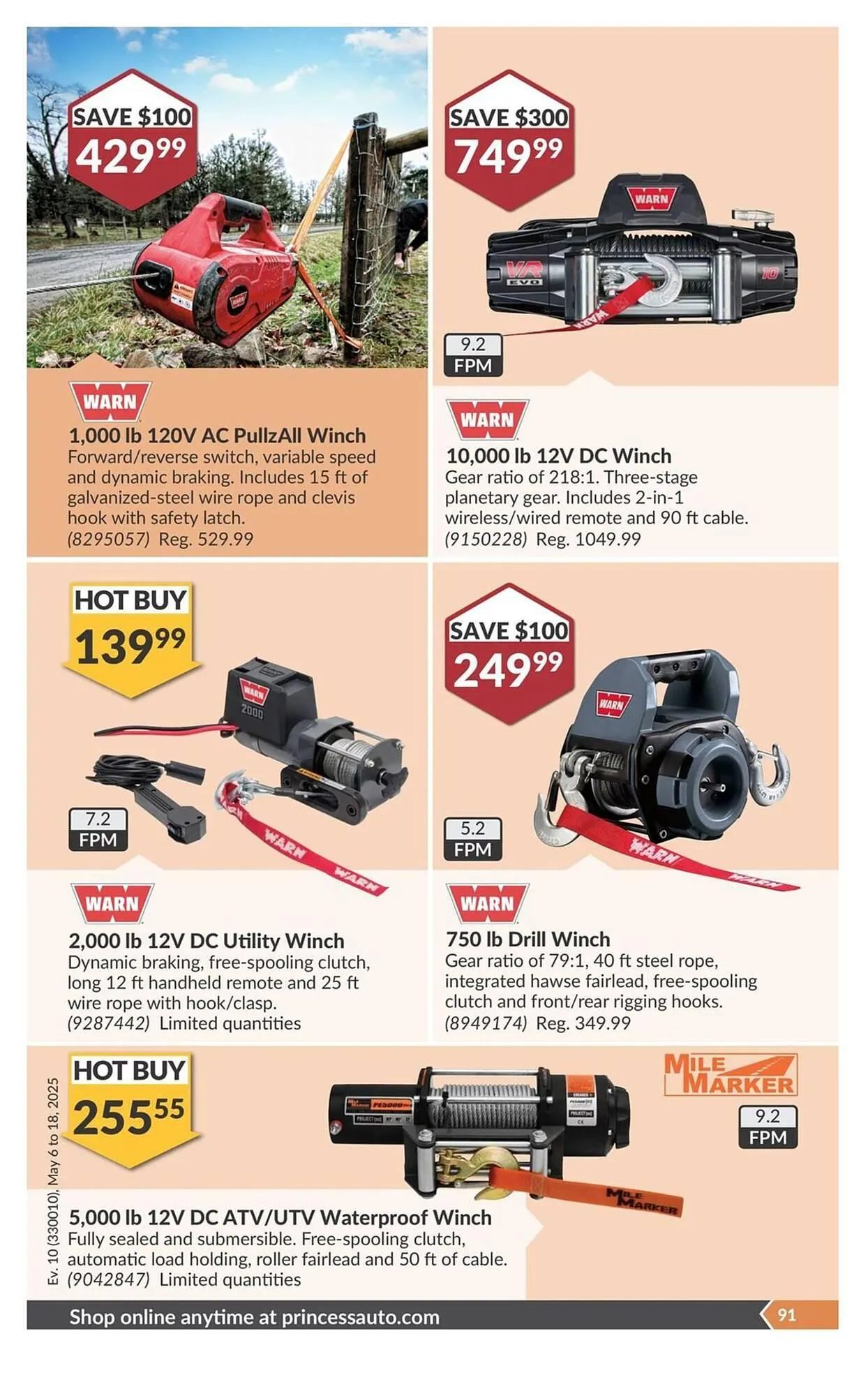 Princess Auto flyer from May 6 to May 18 2025 - flyer page 96