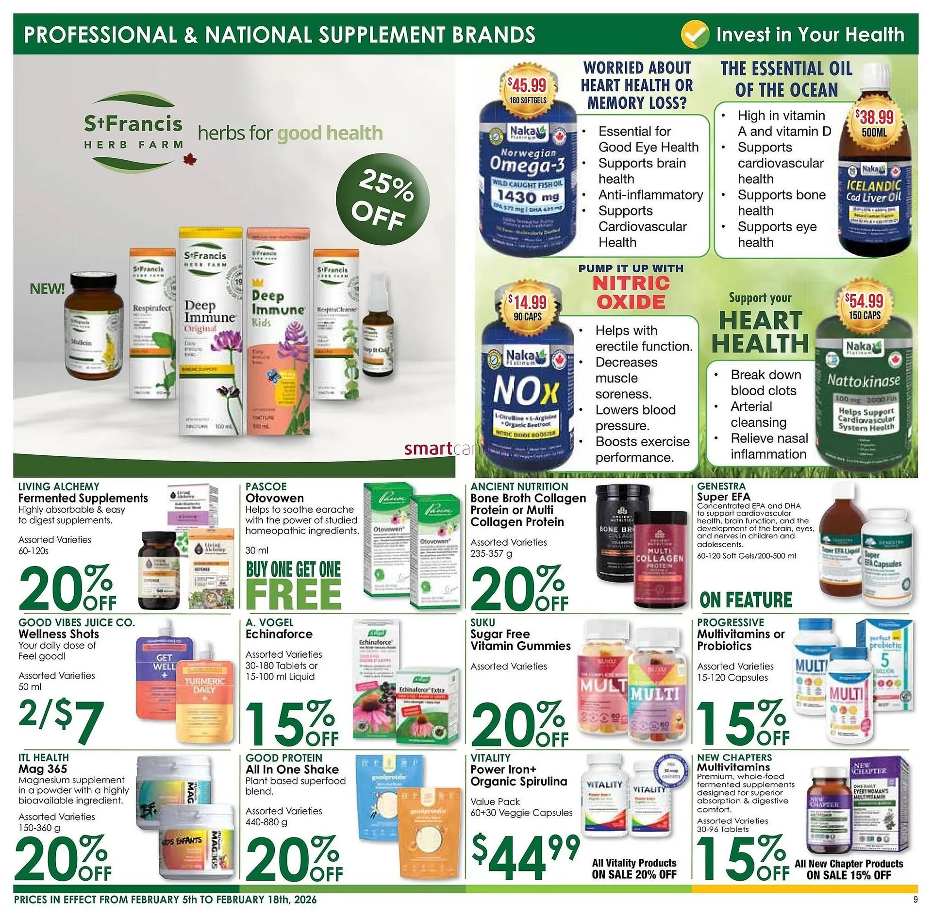 Nature's Emporium flyer from February 5 to February 18 2026 - flyer page 9