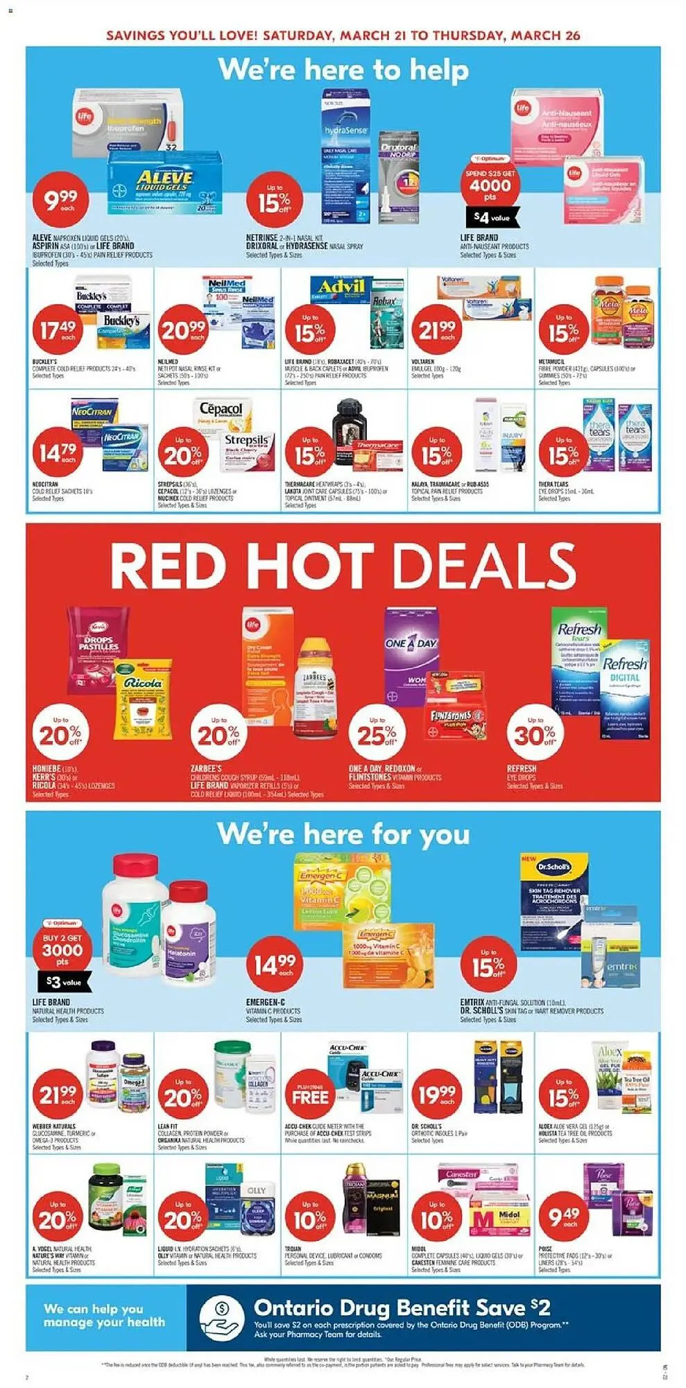 Shoppers Drug Mart flyer from March 21 to March 22 2026 - flyer page 4