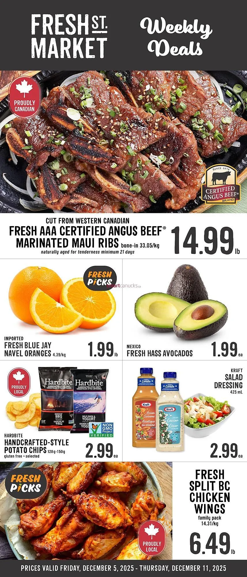 Fresh St Market flyer from December 4 to December 17 2025 - flyer page 1