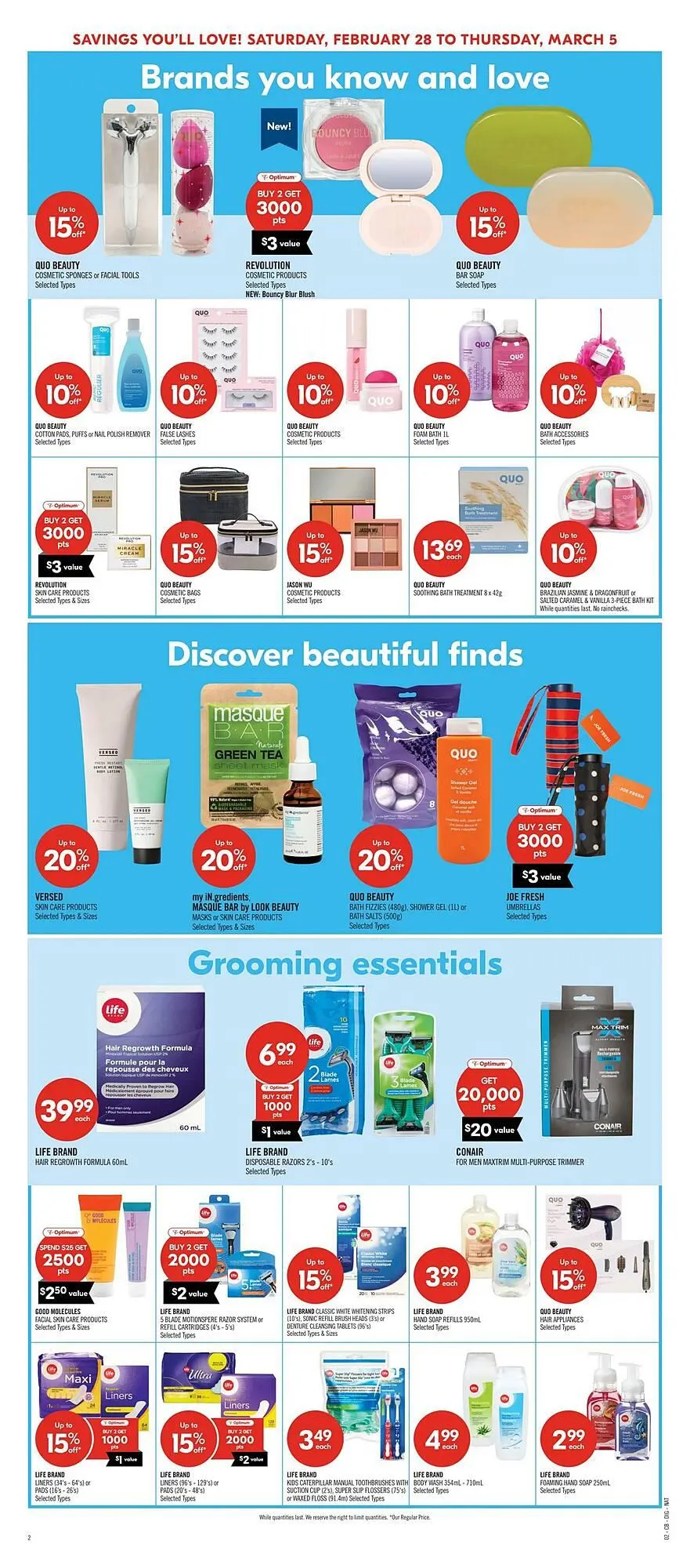 Shoppers Drug Mart flyer from February 28 to March 5 2026 - flyer page 14