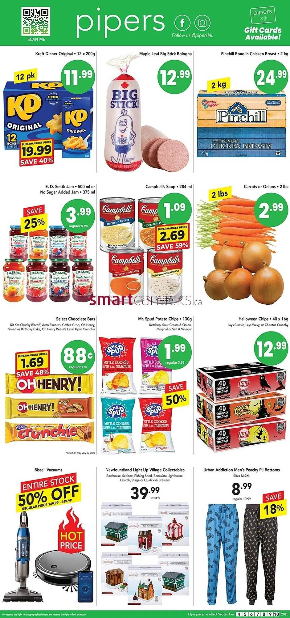Pipers flyer from September 5 to September 11 2025 - flyer page 1