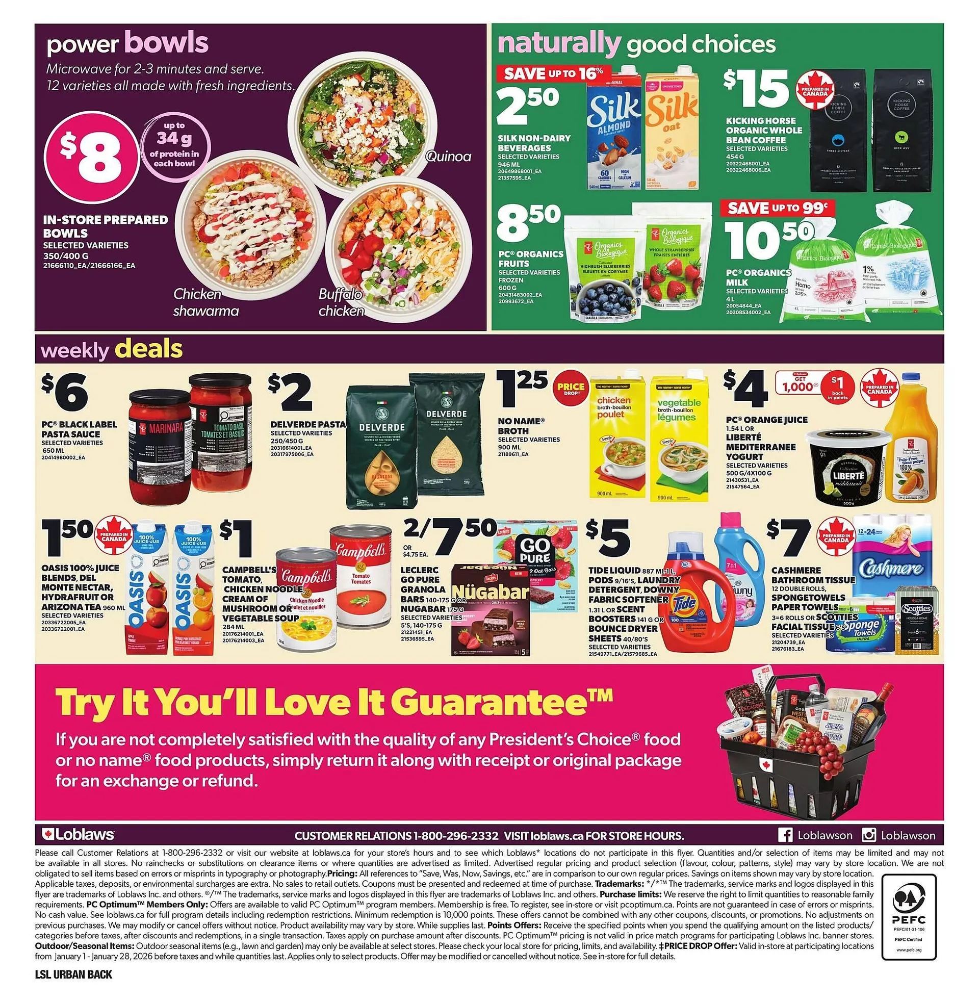 Loblaws flyer from January 15 to January 21 2026 - flyer page 8