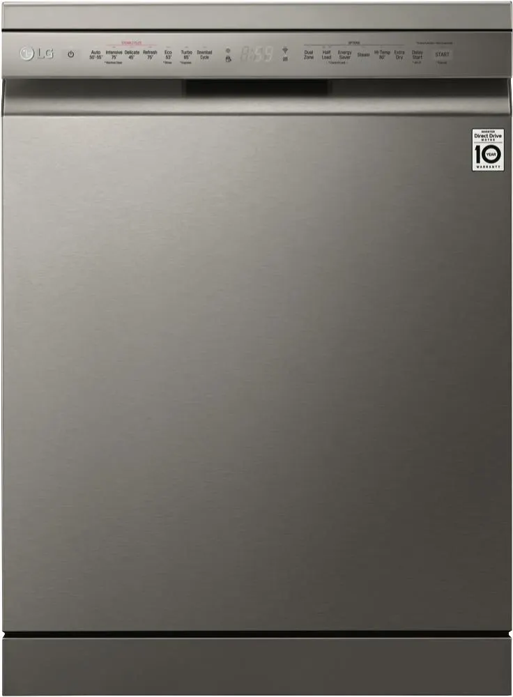LG QuadWash Platinum Steel TrueSteam Dishwasher