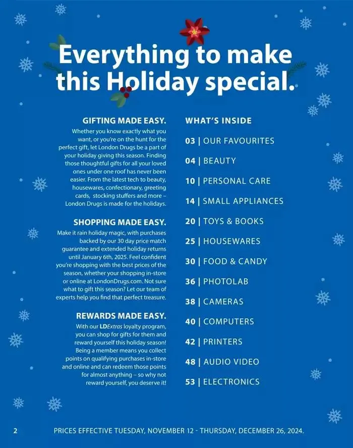 London Drugs Weekly ad from November 12 to December 26 2024 - flyer page 12