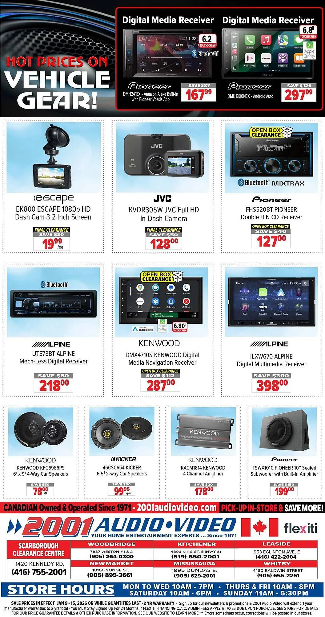 2001 Audio Video flyer from January 9 to January 16 2026 - flyer page 15