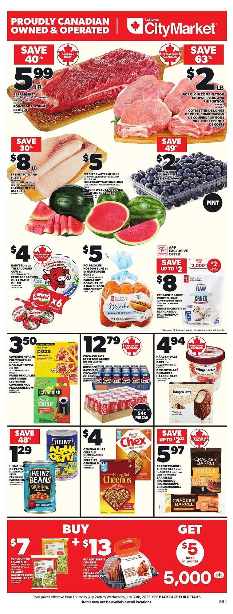 Loblaws flyer from July 21 to August 24 2025 - flyer page 1
