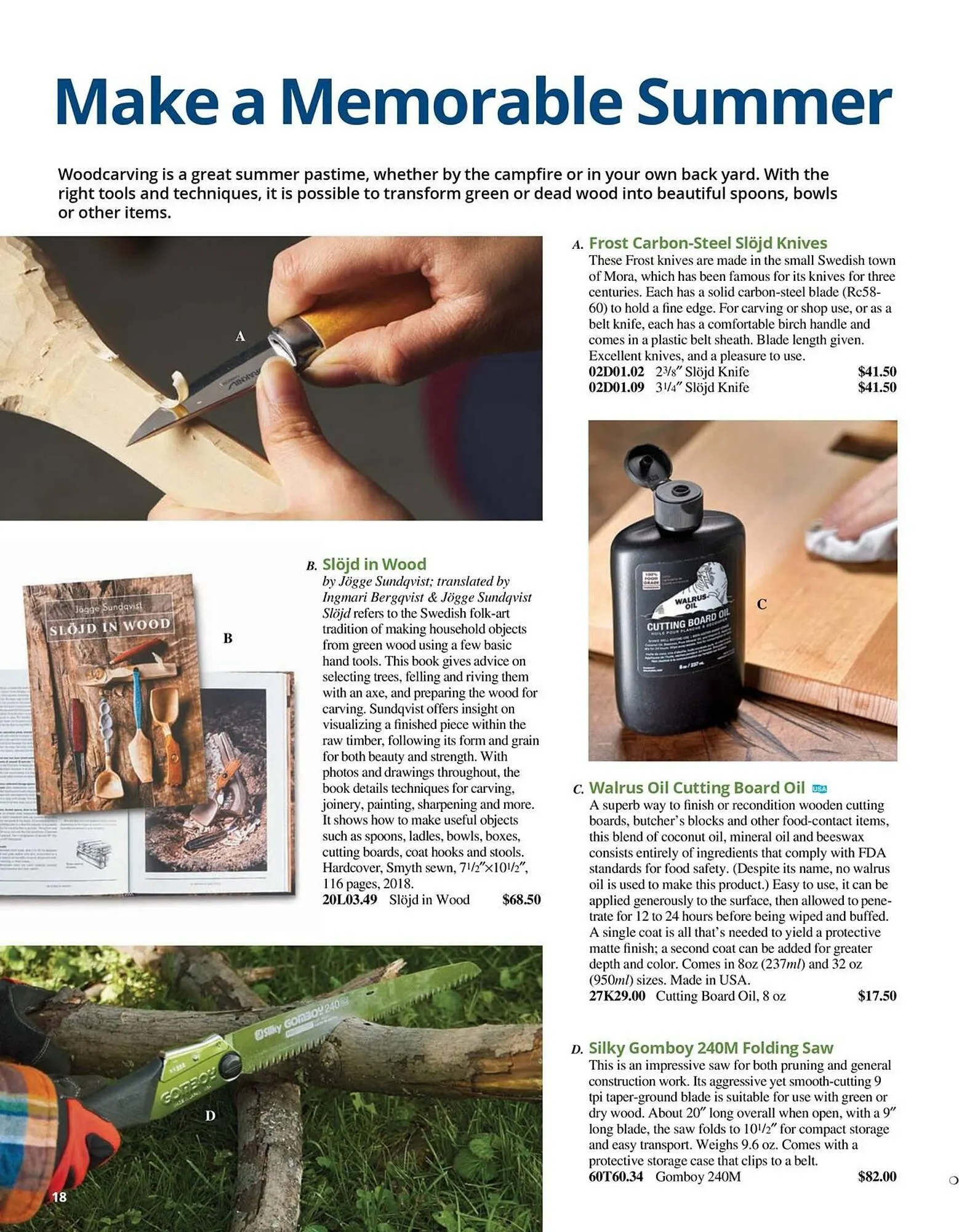 Lee Valley Tools flyer from July 8 to August 31 2025 - flyer page 18