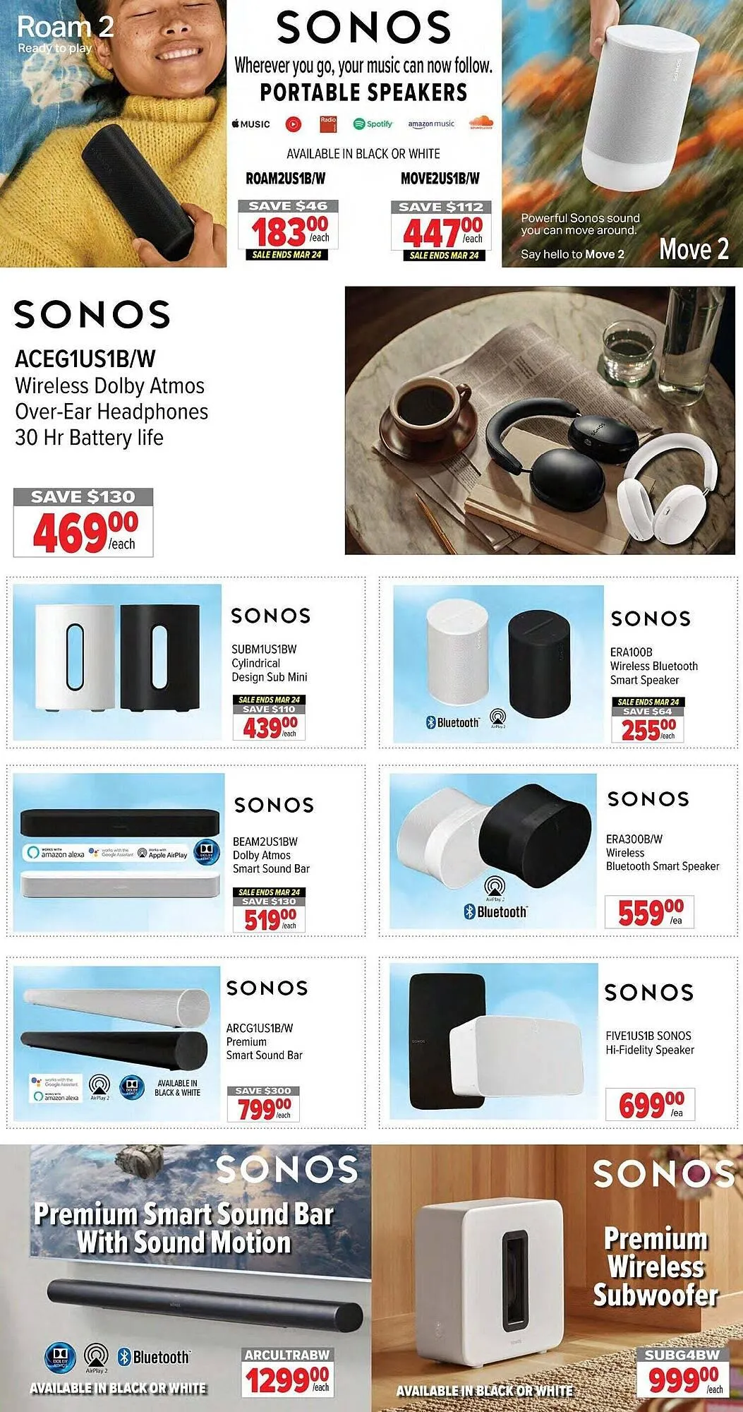 2001 Audio Video flyer from March 21 to March 28 2025 - flyer page 17