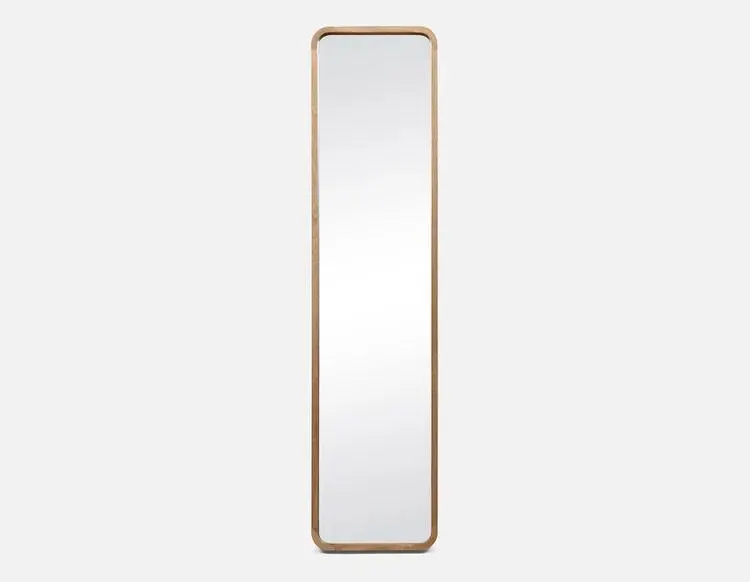 KYUSHA standing floor mirror with paulownia wood frame 36 cm x 147 cm