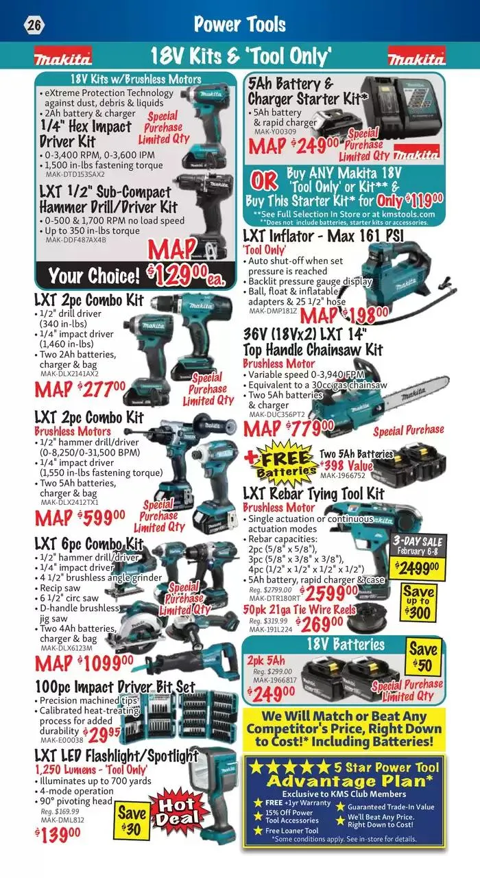 KMS Tools  from February 1 to February 15 2025 - flyer page 26