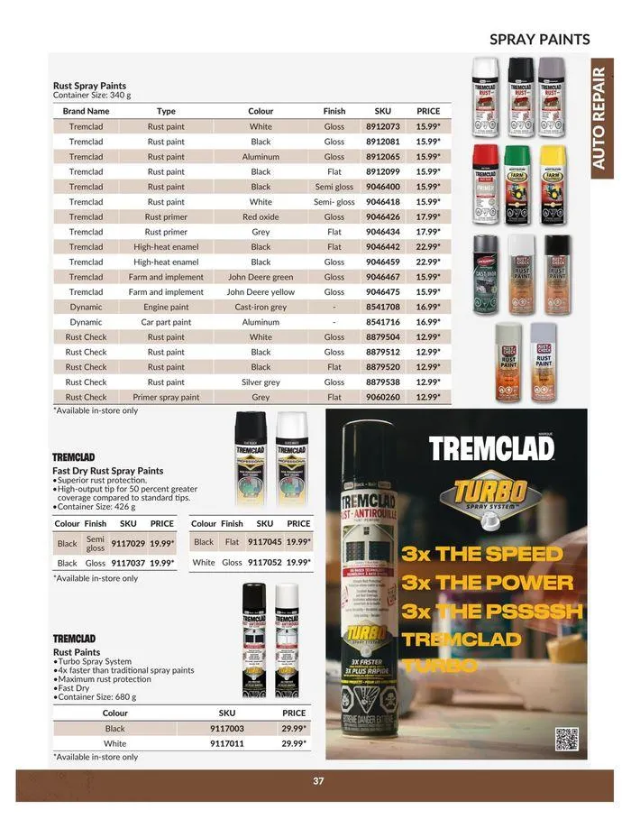 Auto Repair Catalogue from April 23 to April 22 2025 - flyer page 37