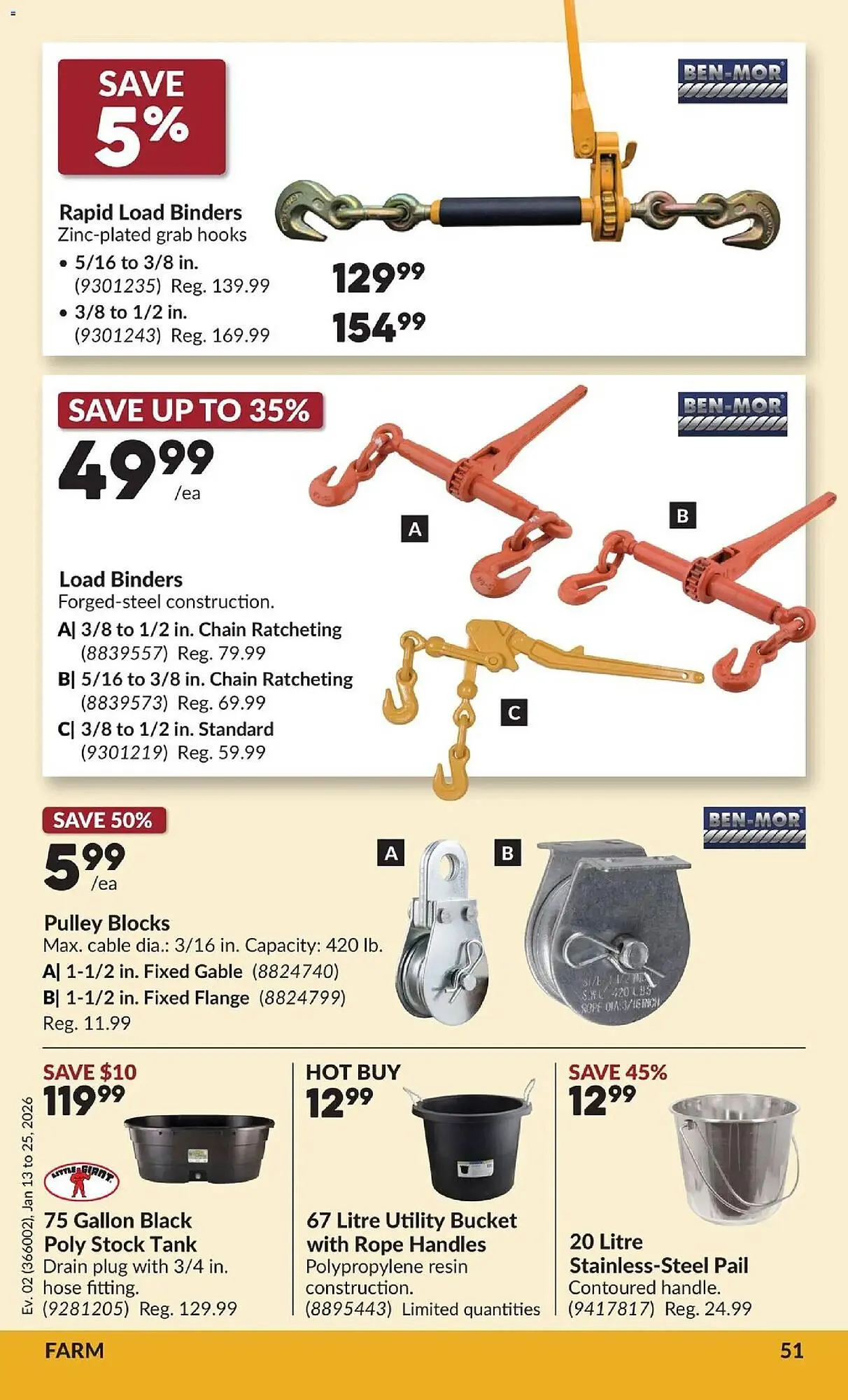 Princess Auto flyer from January 13 to January 25 2026 - flyer page 57