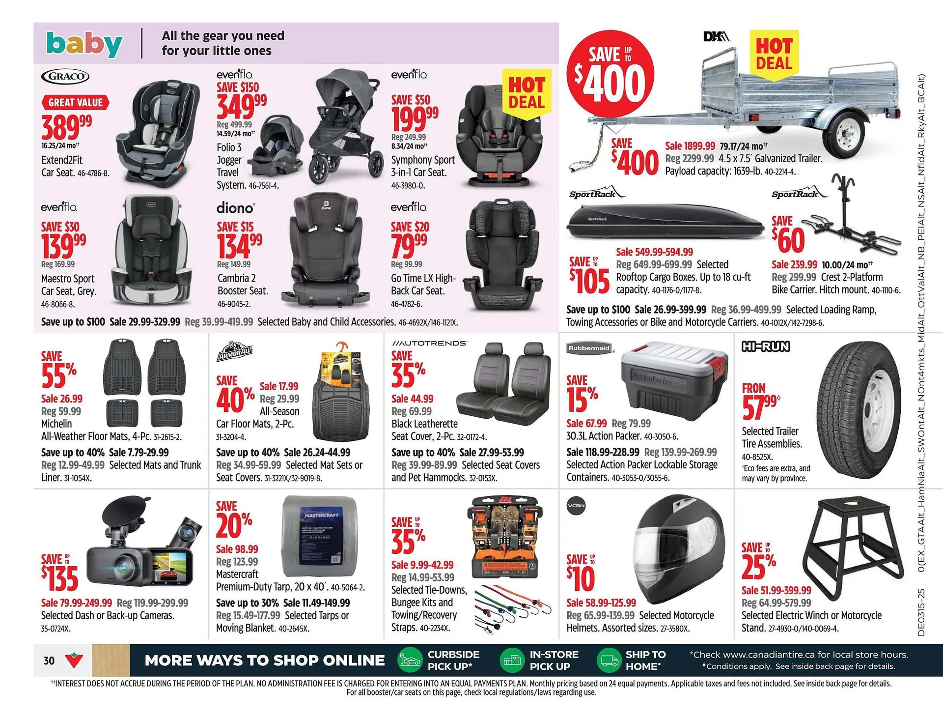 Canadian Tire flyer from April 3 to April 9 2025 - flyer page 30