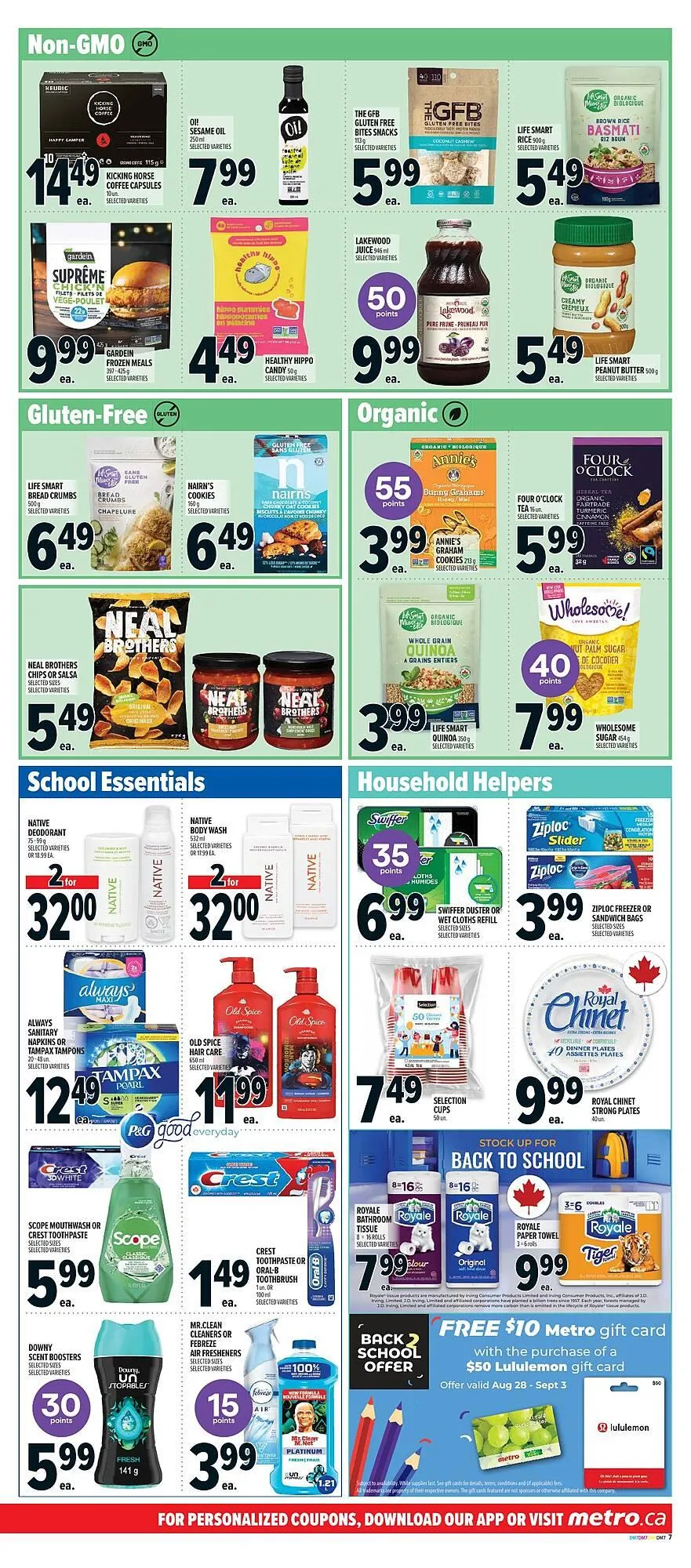 Metro flyer from August 28 to September 3 2025 - flyer page 14