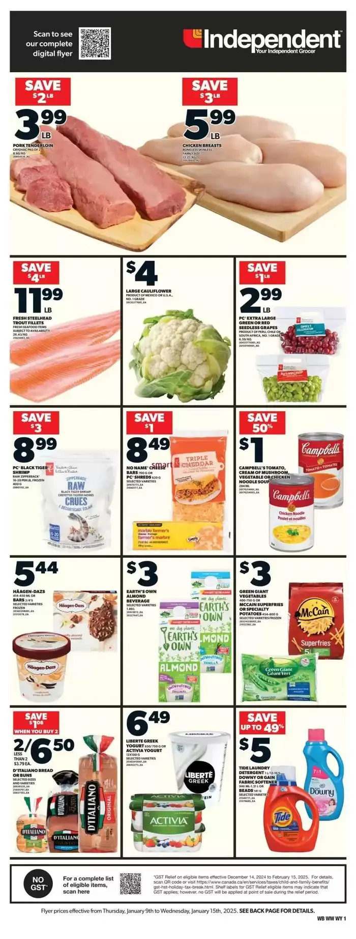 Independent Grocer weeky flyer from January 9 to January 15 2025 - flyer page 15
