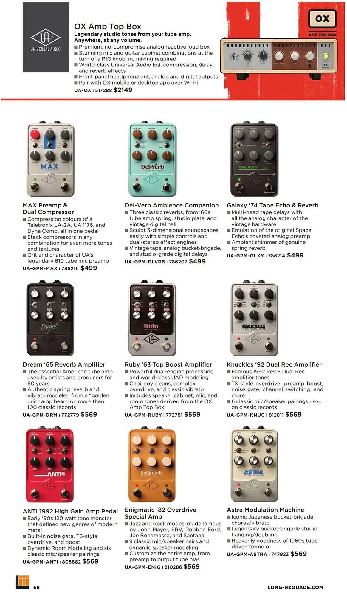 Long & McQuade flyer from October 9 to October 31 2025 - flyer page 68