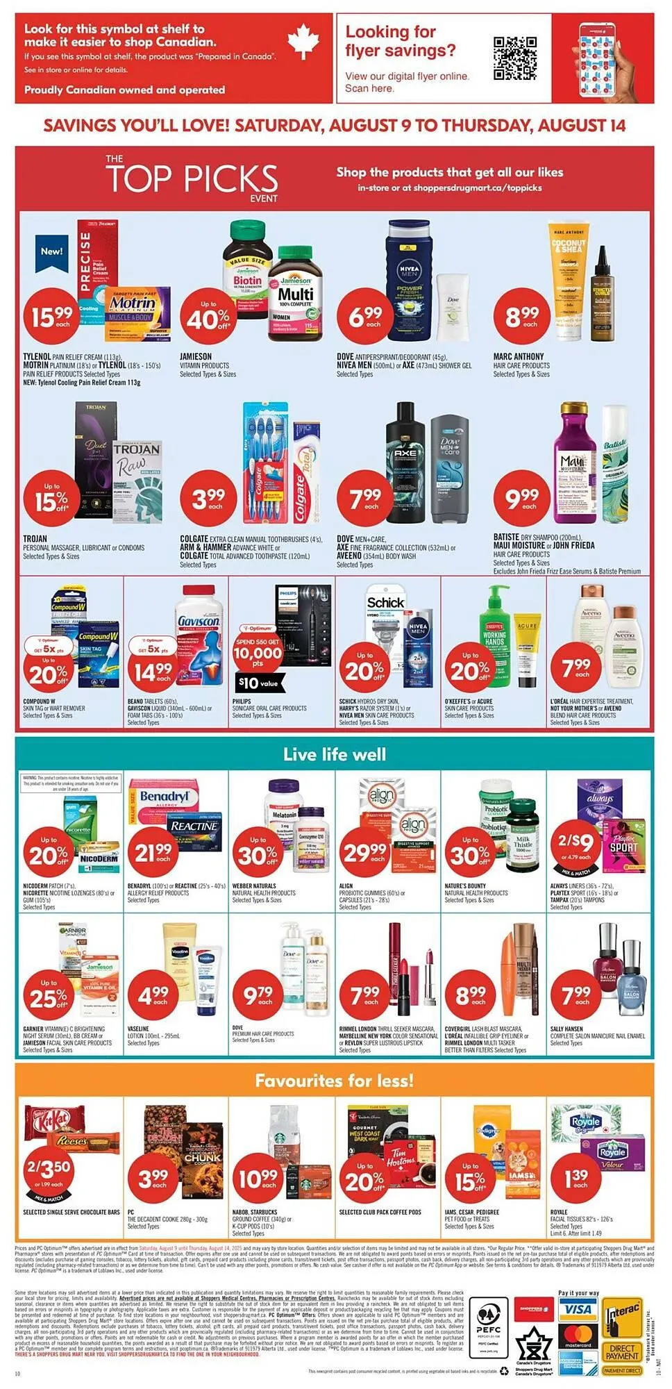 Shoppers Drug Mart flyer from August 9 to August 14 2025 - flyer page 19