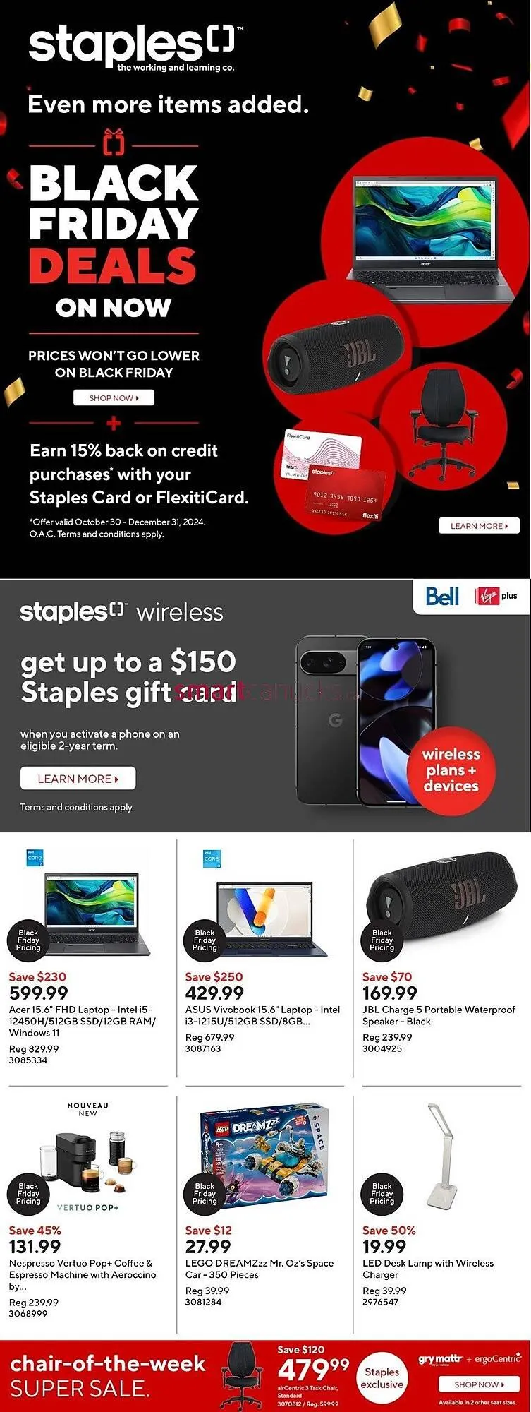 Staples flyer from November 13 to November 19 2024 - flyer page 1