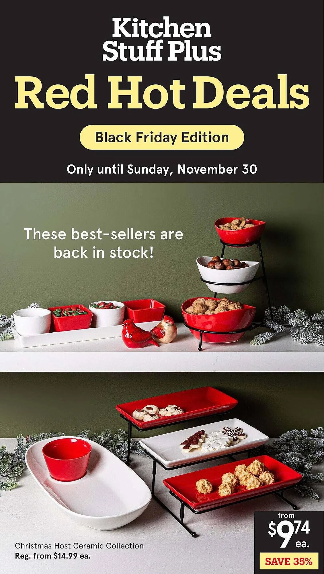 Kitchen Stuff Plus flyer from November 24 to December 1 2025 - flyer page 1