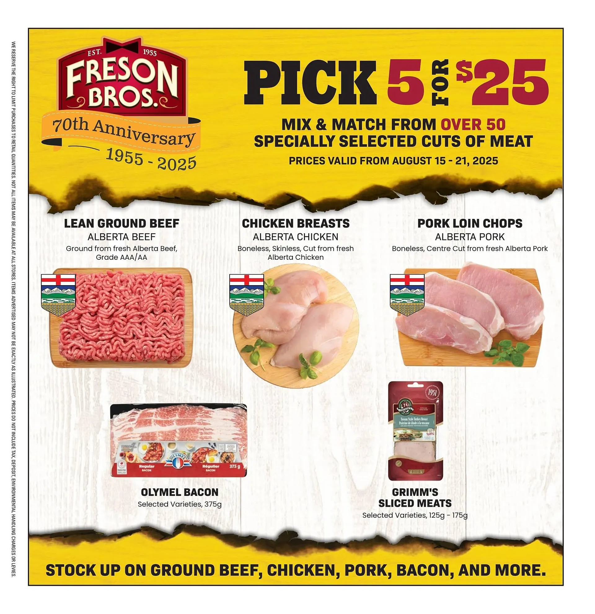 Freson Bros flyer from August 15 to August 21 2025 - flyer page 1