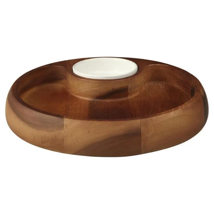 Culinary Co. Acacia Wood Chip N Dip Acacia Wood