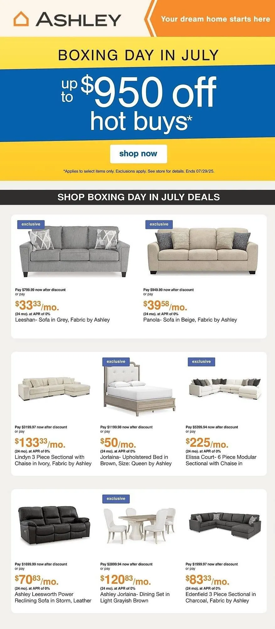 Ashley Furniture flyer - 1