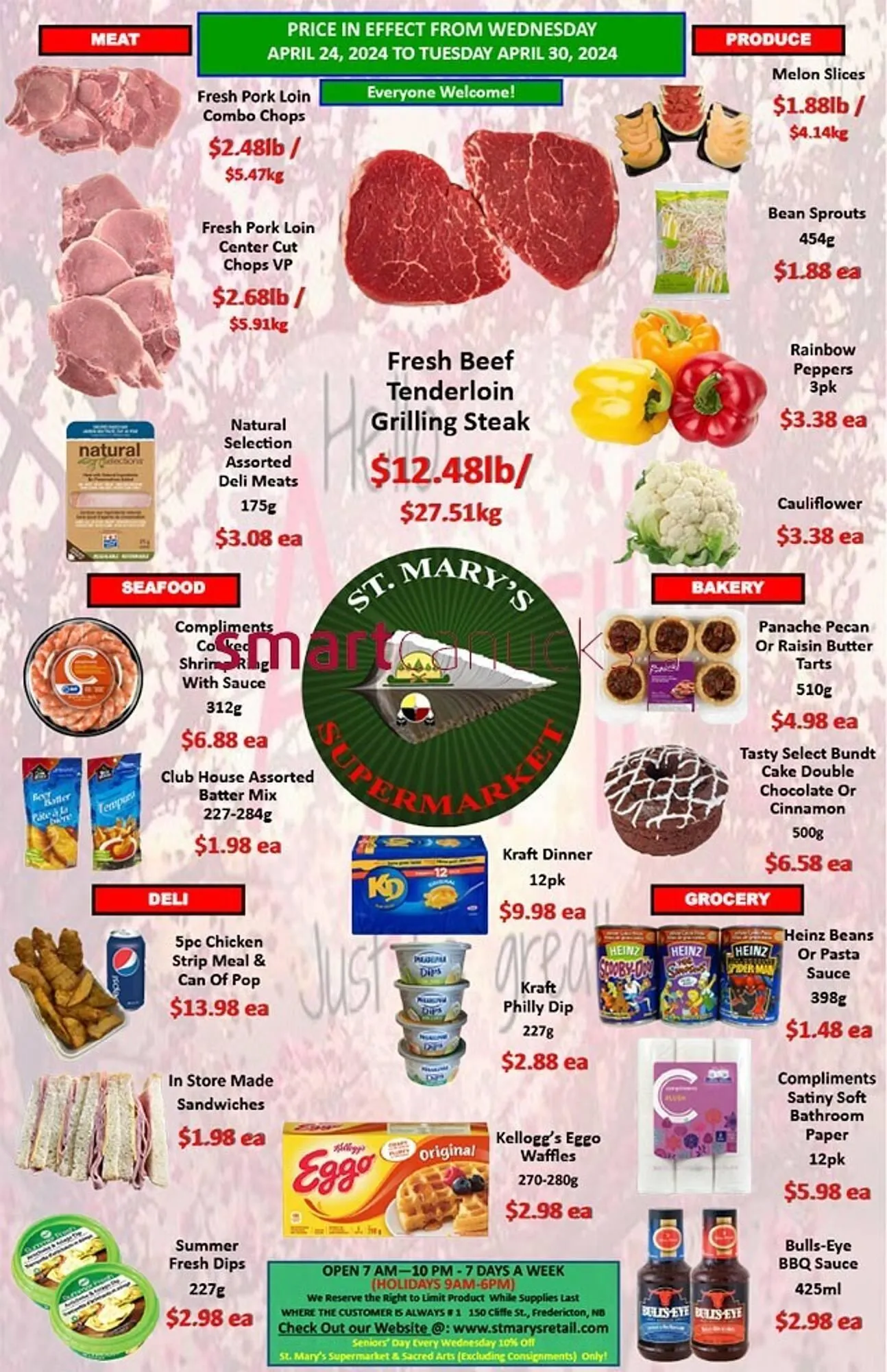 St. Marys Supermarket flyer - 1