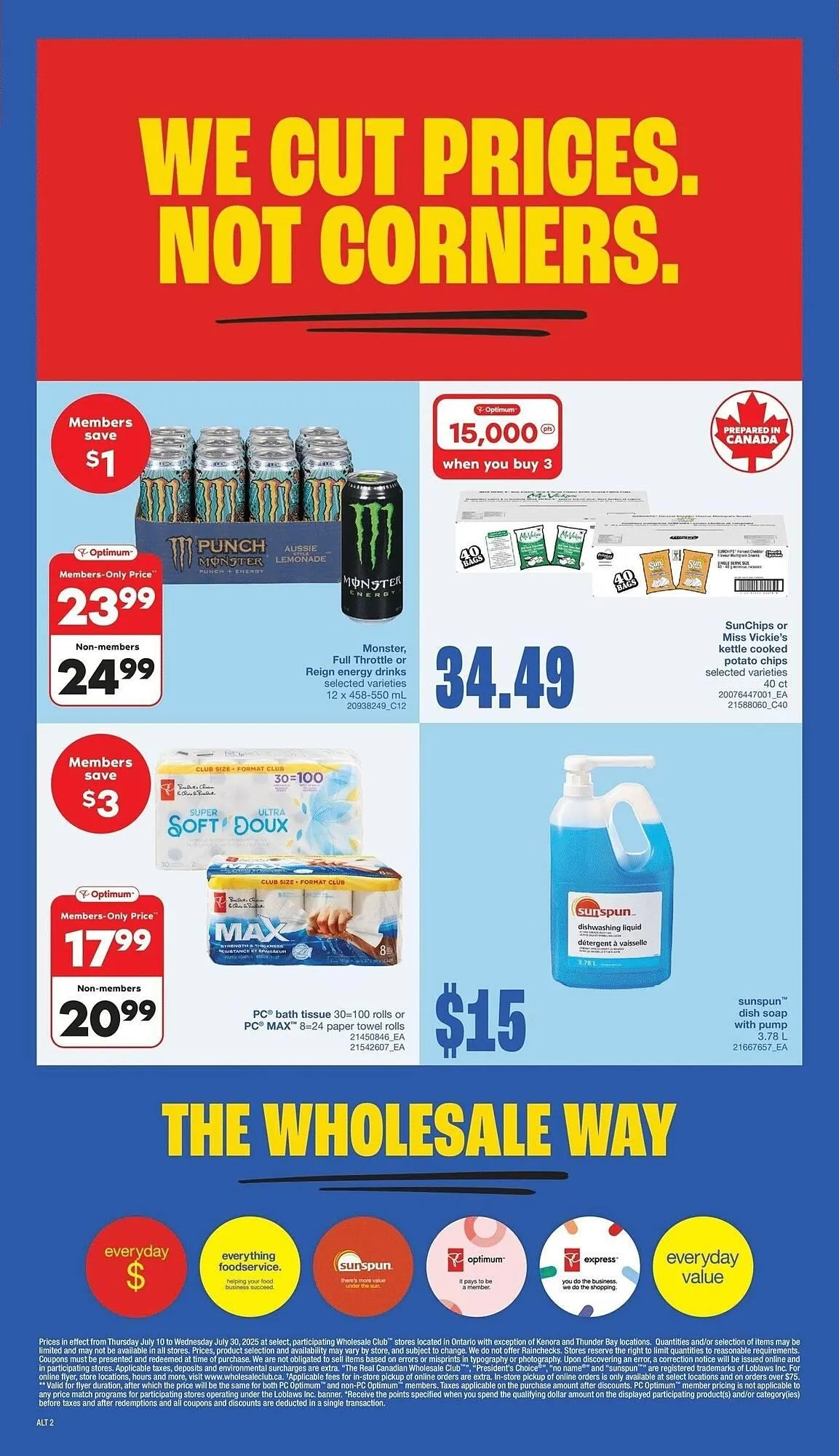 Wholesale Club flyer from July 10 to July 16 2025 - flyer page 7