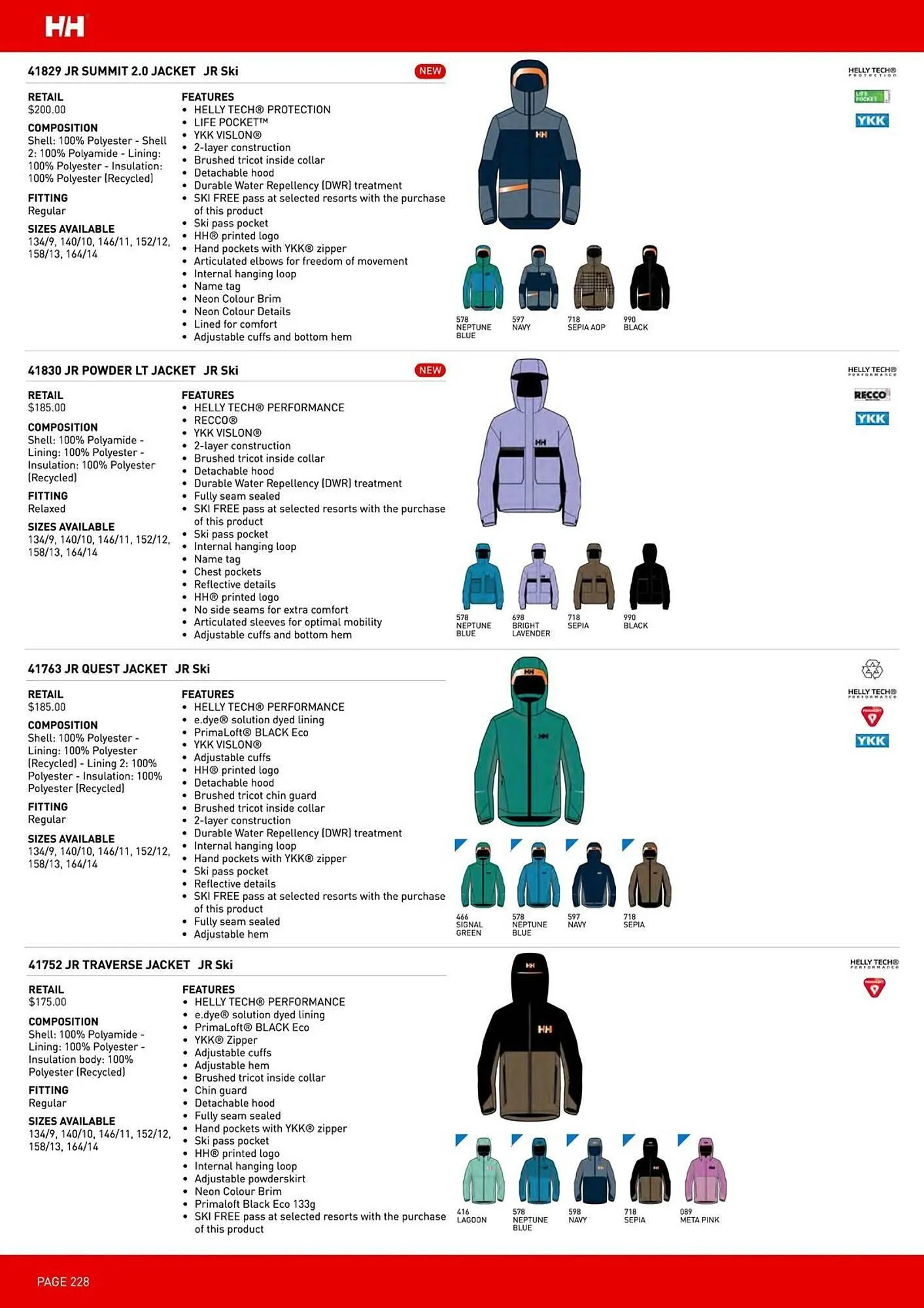 Helly Hansen flyer from September 11 to February 28 2026 - flyer page 228