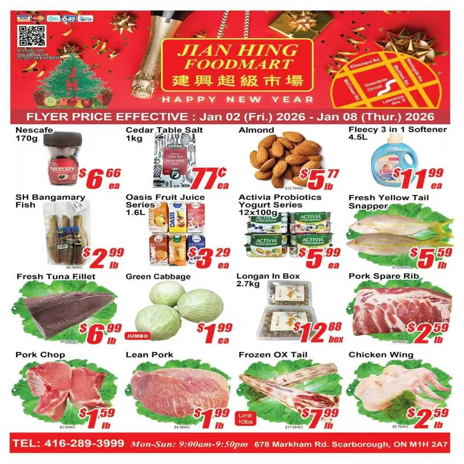 Jian Hing Supermarket flyer from January 2 to January 8 2026 - flyer page 1