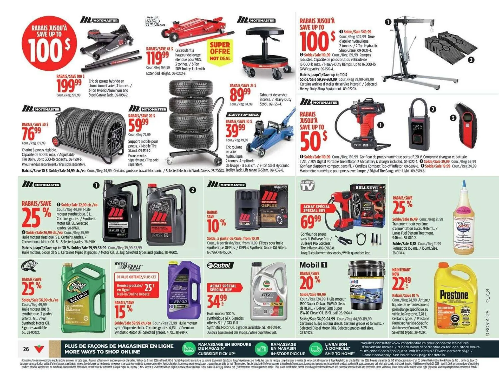 Canadian Tire flyer from March 27 to April 3 2025 - flyer page 39