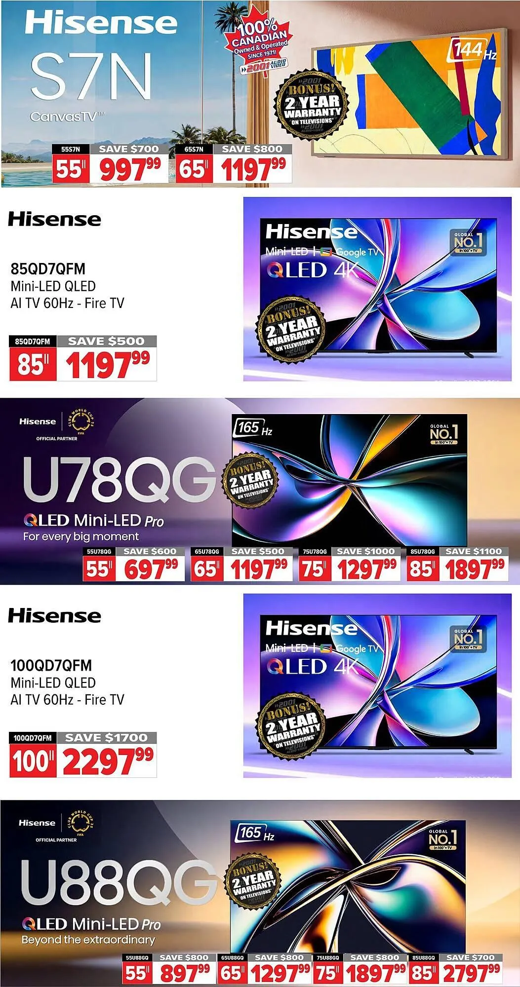 2001 Audio Video flyer from December 5 to December 25 2025 - flyer page 8