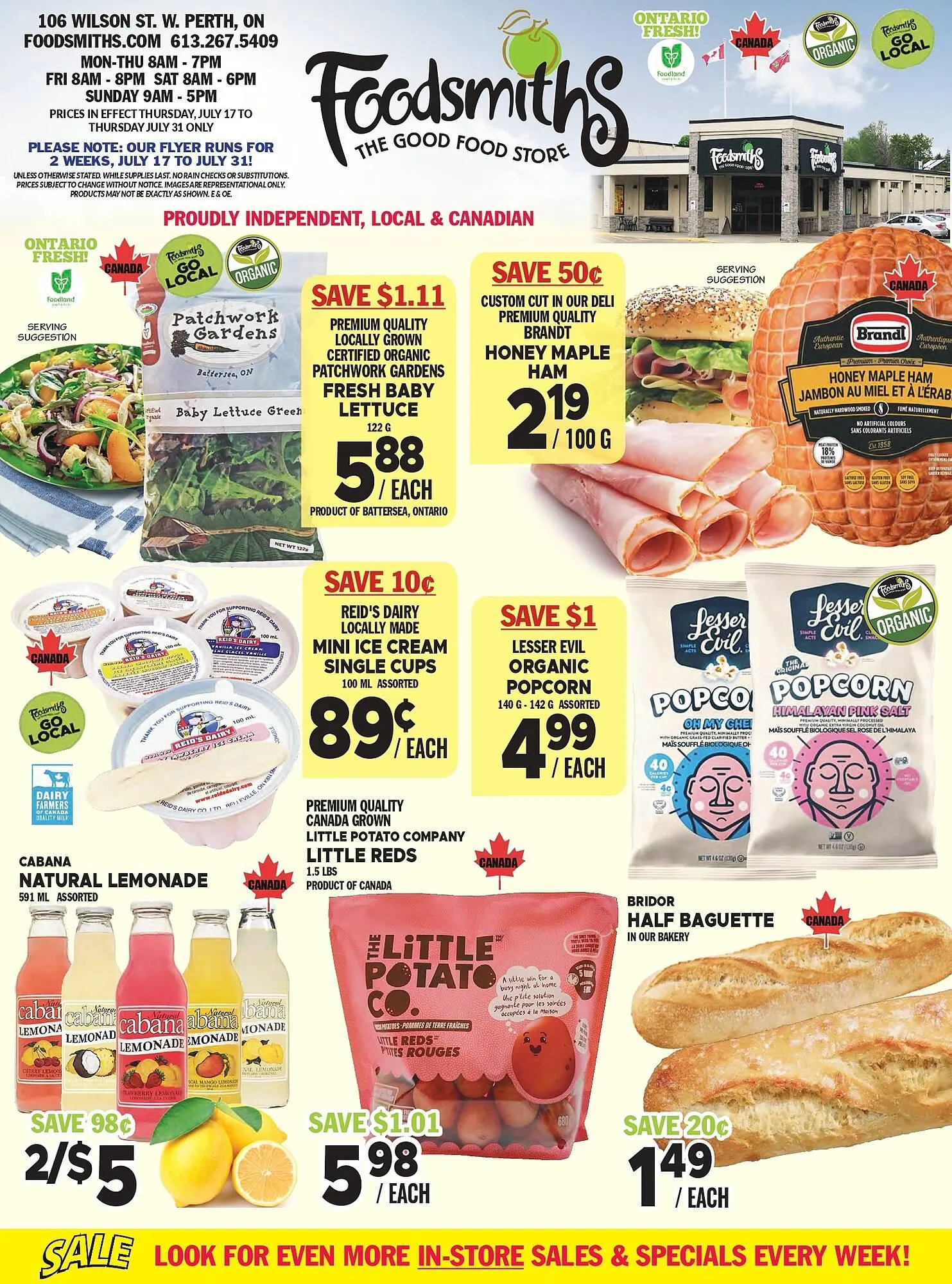 Foodsmiths flyer from July 17 to July 23 2025 - flyer page 1